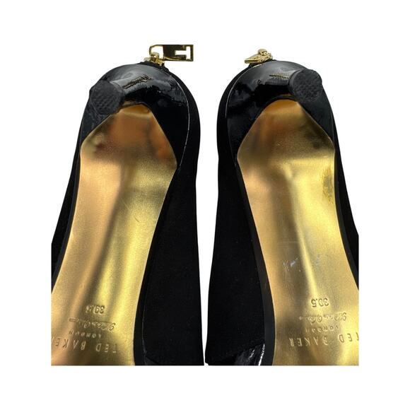 Ted Baker London Suede and Patent Leather Hainns Booties, US Size 9, Women - Picture 8 of 12